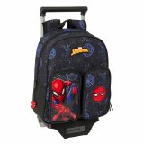Skolerygs�k med Hjul Spider-Man Attack Sort 27 x 33 x 10 cm #1