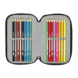 Penalhus med Tilbehr Spider-Man Attack Sort 12,5 x 19,5 x 5,5 cm 37 Dele #2