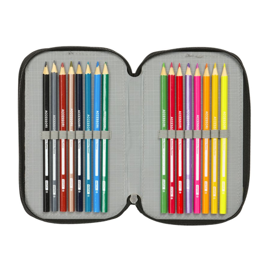 Penalhus med Tilbehr Spider-Man Attack Sort 12,5 x 19,5 x 5,5 cm 37 Dele #2