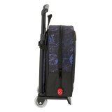 Skolerygsk med Hjul Spider-Man Attack Sort 22 x 27 x 10 cm #3