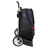 Skolerygs�k med Hjul Spider-Man Attack Sort 32 x 44 x 16 cm #3