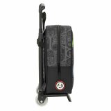 Skolerygsk med Hjul The Avengers Vendetta Sort 22 x 27 x 10 cm #2