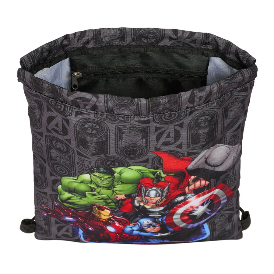 Rygsk med Snore The Avengers Vendetta Sort 26 x 34 x 1 cm #4