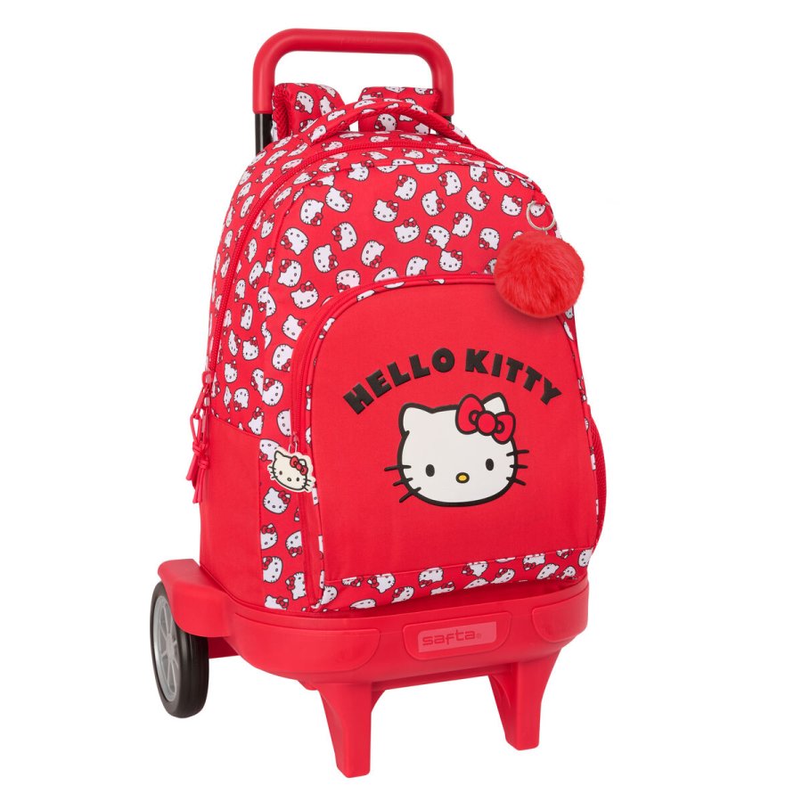 Skoletaske Hello Kitty Iconic Hvid Rd 33 x 45 x 22 cm #1