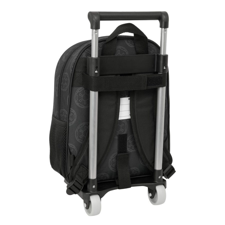 Skolerygsk med Hjul Star Wars Rebellion Sort 27 x 33 x 10 cm #3