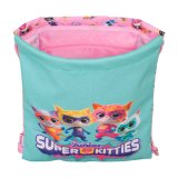Rygsk med Snore SuperKitties Pink Turkisbl 26 x 34 x 1 cm #3