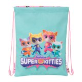 Rygsk med Snore SuperKitties Pink Turkisbl 26 x 34 x 1 cm #1