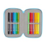 Penalhus med Tilbeh�r Snoopy Love Bl� 12,5 x 19,5 x 5,5 cm 37 Dele #5