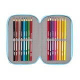 Penalhus med Tilbeh�r Snoopy Love Bl� 12,5 x 19,5 x 5,5 cm 37 Dele #6