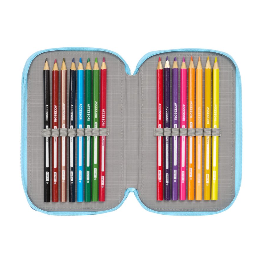 Penalhus med Tilbeh�r Snoopy Love Bl� 12,5 x 19,5 x 5,5 cm 37 Dele #6