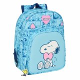 Skoletaske Snoopy Love Lysebl 26 x 34 x 11 cm #1