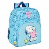 Skoletaske Snoopy Love Bl 32 x 38 x 12 cm #1