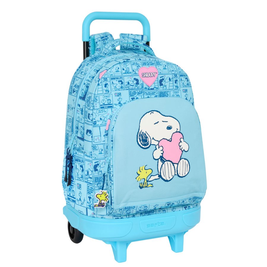 Skoletaske Snoopy Love Bl 33 x 45 x 22 cm #1