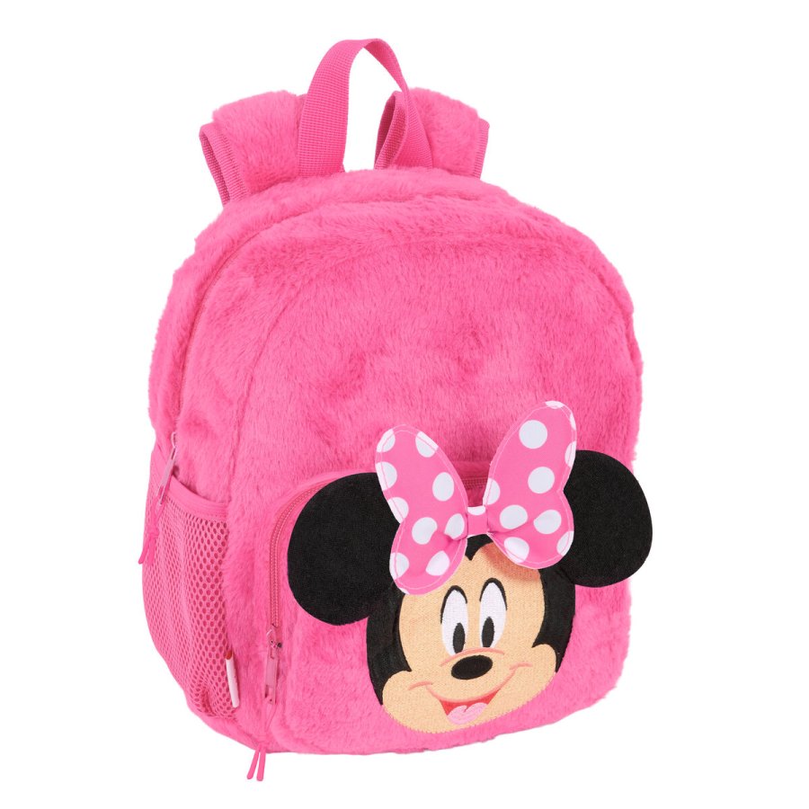 Skoletaske Minnie Mouse Pink 22 x 27 x 10 cm #1
