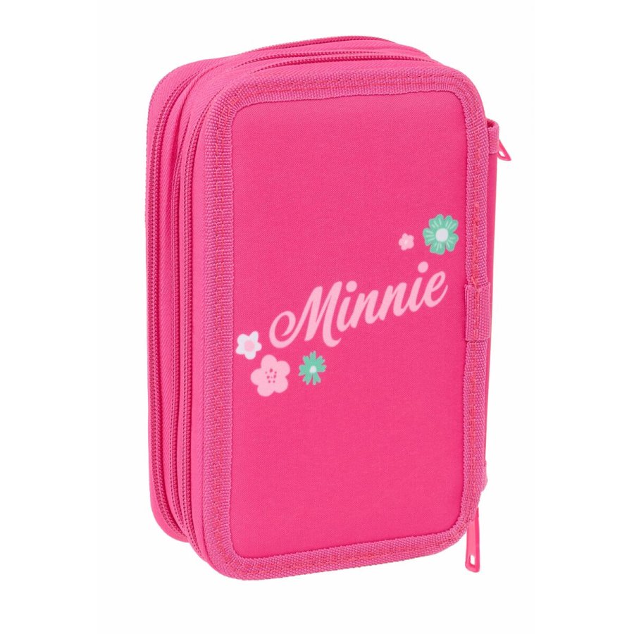 Tredobbelt Penalhus Minnie Mouse Pink 12,5 x 19,5 x 5,5 cm 37 Dele #3