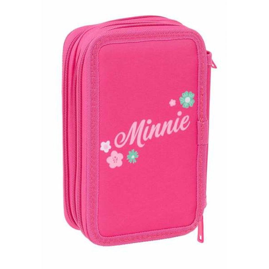 Tredobbelt Penalhus Minnie Mouse Pink 12,5 x 19,5 x 5,5 cm 37 Dele #5