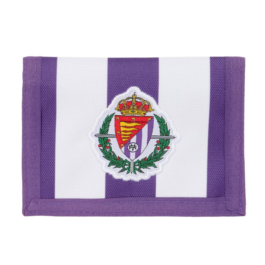 Kortholder unisex pung Real Valladolid C.F. Hvid Lilla #1