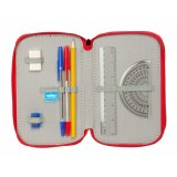 Tredobbelt Penalhus Mickey Mouse Rd 12,5 x 19,5 x 5,5 cm 37 Dele #4