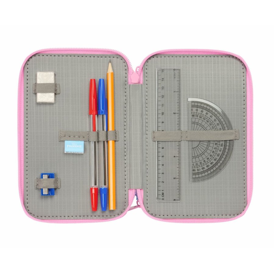 Tredobbelt Penalhus Frozen Bl 12,5 x 19,5 x 5,5 cm 37 Dele #5