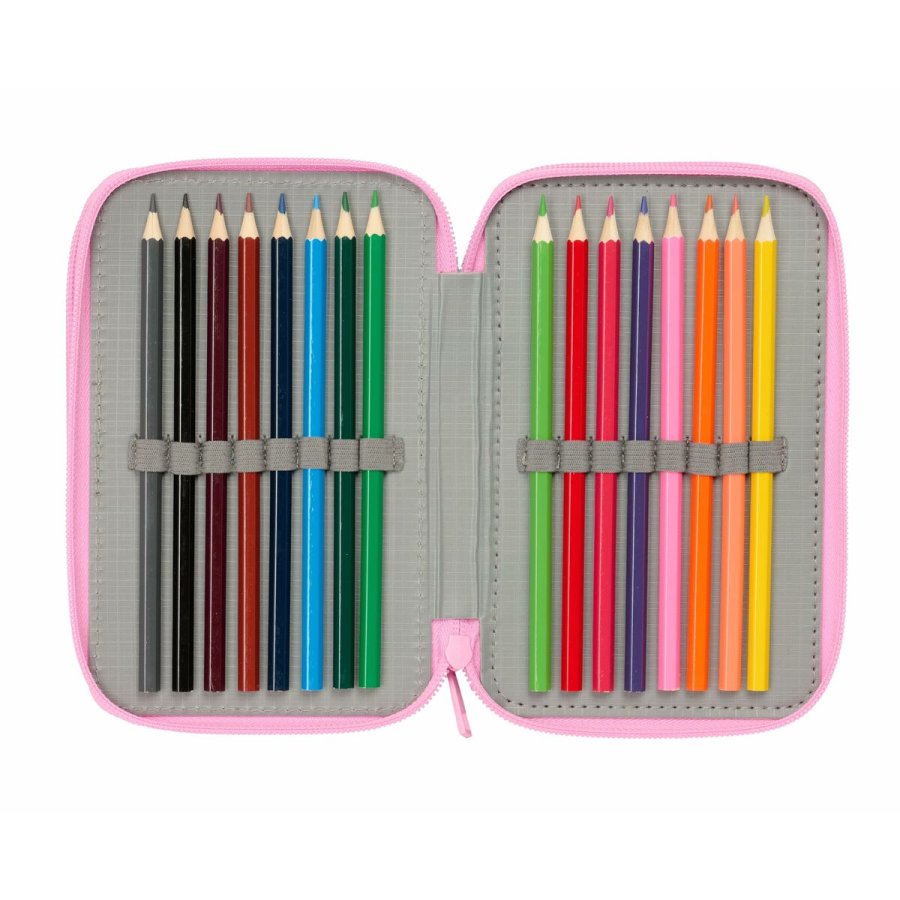 Tredobbelt Penalhus Frozen Bl 12,5 x 19,5 x 5,5 cm 37 Dele #6