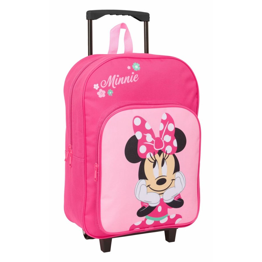 Skolerygsk med Hjul Minnie Mouse Pink 32 x 42 x 14 cm #3
