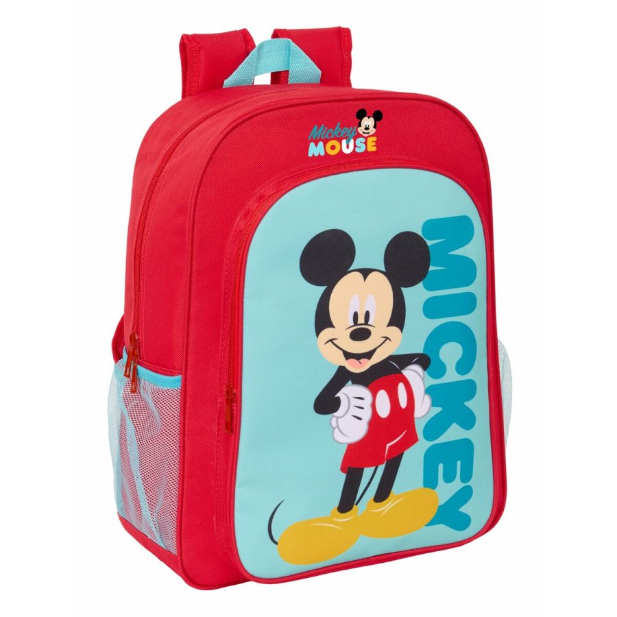 Skoletaske Mickey Mouse Bl Rd 33 x 42 x 14 cm #3