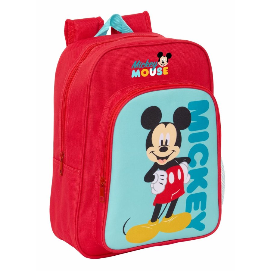 Skoletaske Mickey Mouse Bl Rd 26 x 34 x 11 cm #3