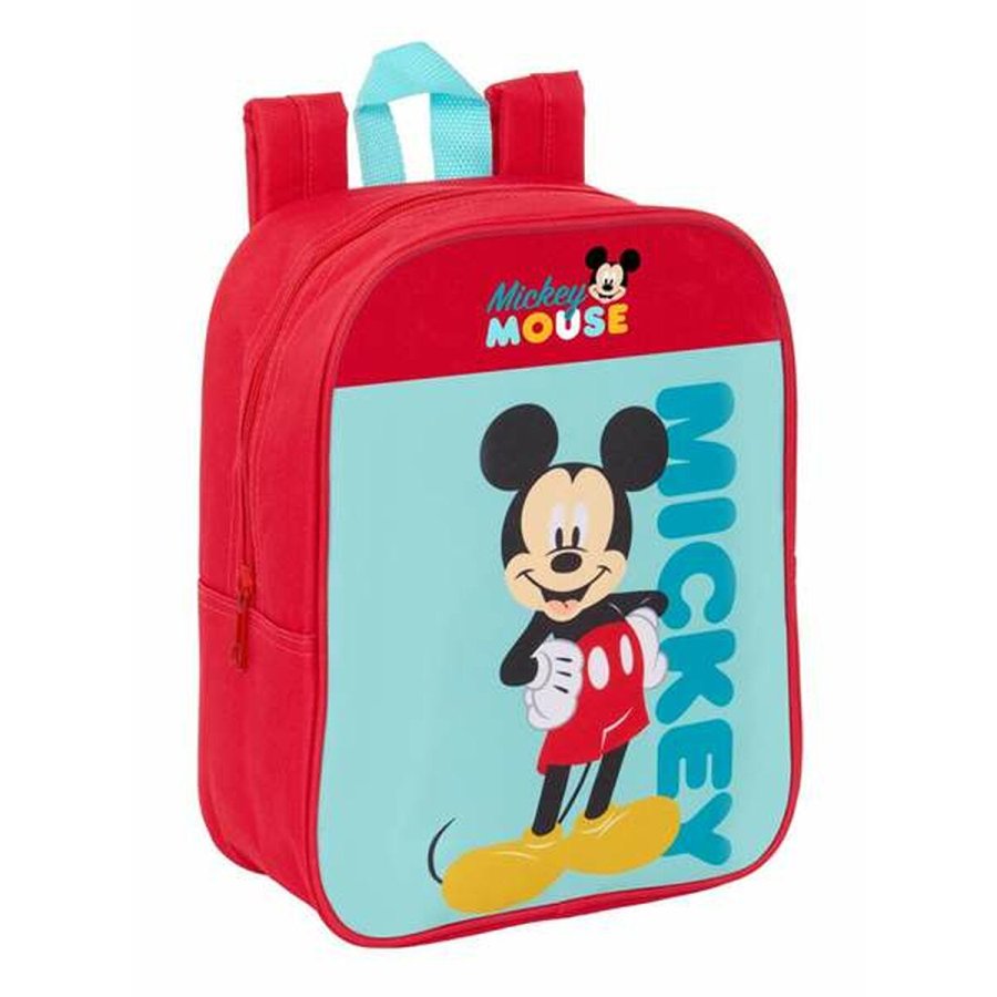 Skoletaske Mickey Mouse Bl Rd 22 x 27 x 10 cm #1