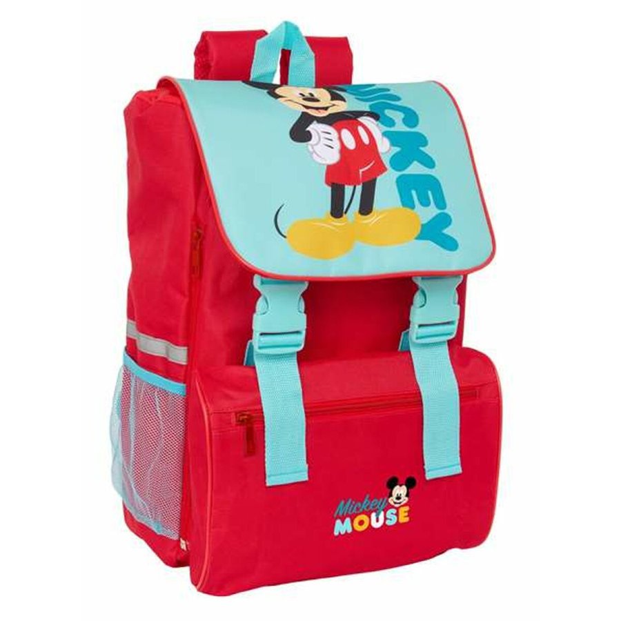 Skoletaske Mickey Mouse Bl Rd 18,5 x 41 x 15 cm #1