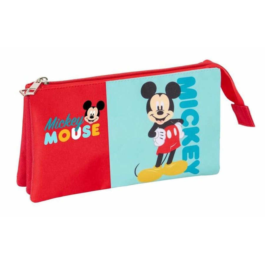 Tredobbelt bretaske Mickey Mouse Bl 22 x 12 x 3 cm #1