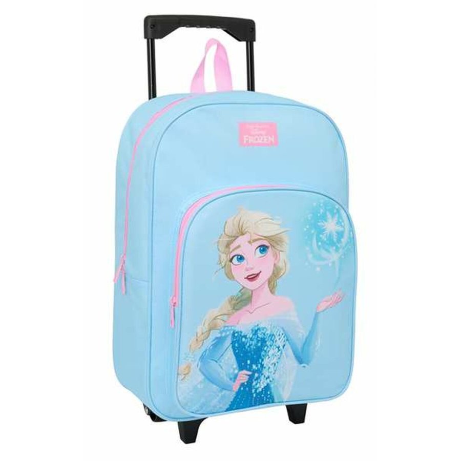 Skolerygsk med Hjul Frozen Bl Pink 32 x 42 x 14 cm #1
