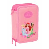 Tredobbelt Penalhus Disney Princess Pink 12,5 x 19,5 x 5,5 cm 37 Dele #2