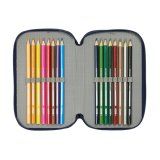 Tredobbelt Penalhus Sonic City Bl 12,5 x 19,5 x 5,5 cm 37 Dele #5