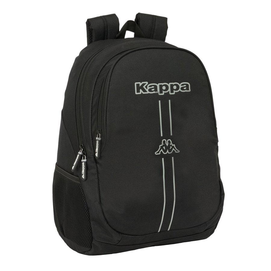 Skoletaske Kappa Dark Sort 32 x 44 x 16 cm #1