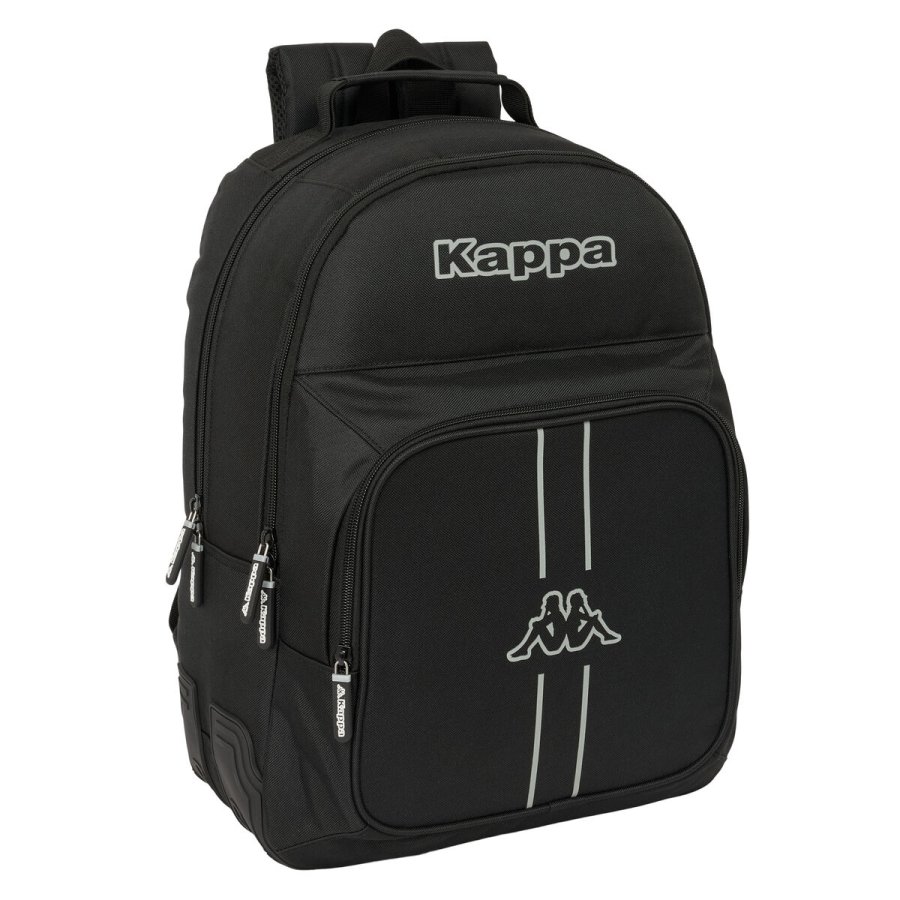 Skoletaske Kappa Dark Sort 32 x 42 x 15 cm #1