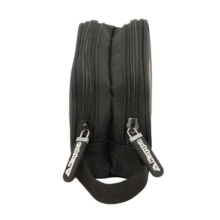 Dobbelt carry-all Kappa Dark Sort 21 x 8 x 6 cm #2