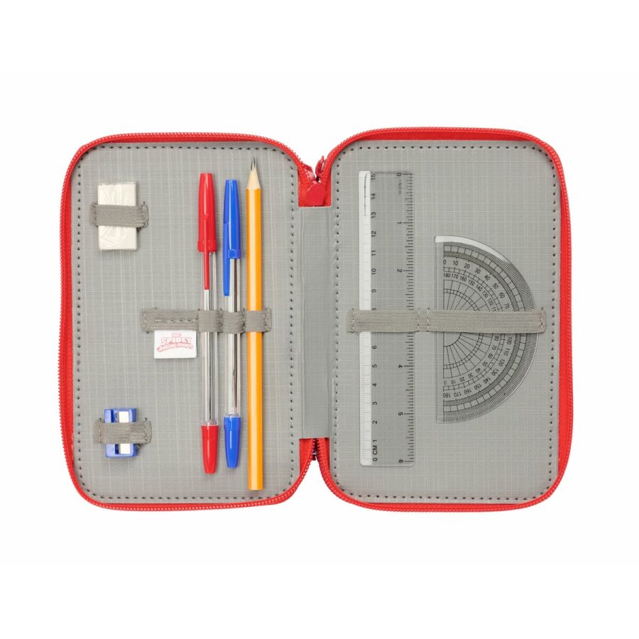 Tredobbelt Penalhus Spidey Bl 12,5 x 19,5 x 5,5 cm 37 Dele #5