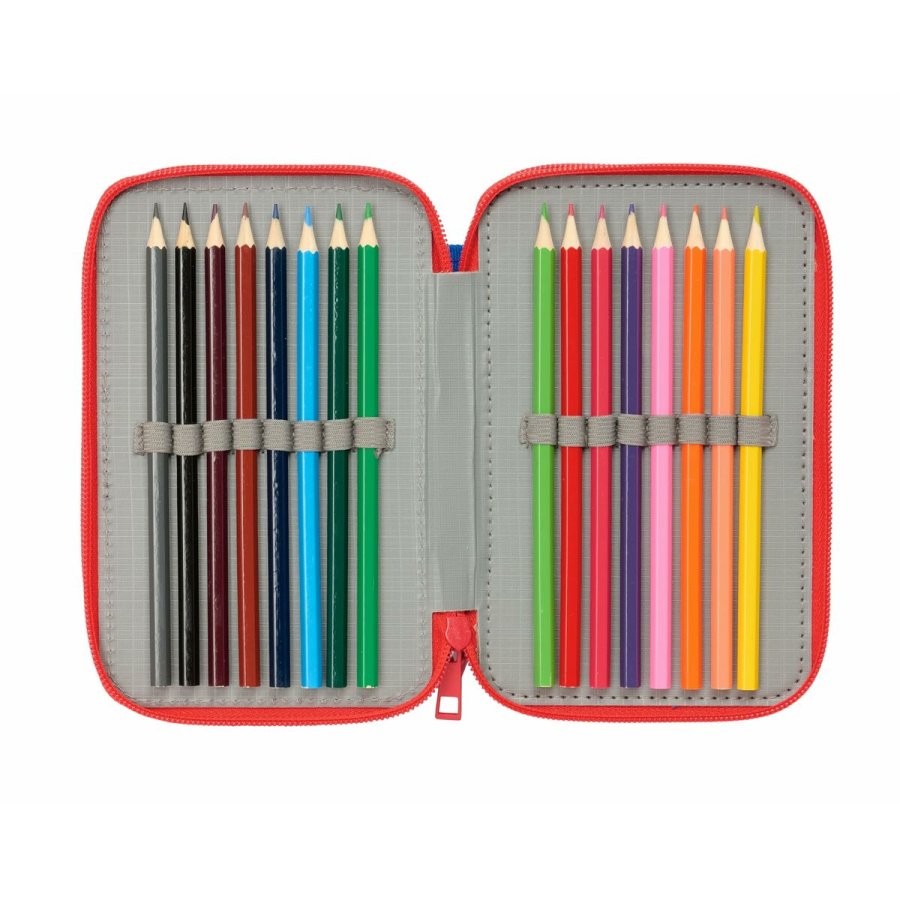 Tredobbelt Penalhus Spidey Bl 12,5 x 19,5 x 5,5 cm 37 Dele #6