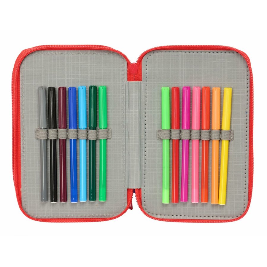 Tredobbelt Penalhus Spidey Bl 12,5 x 19,5 x 5,5 cm 37 Dele #7