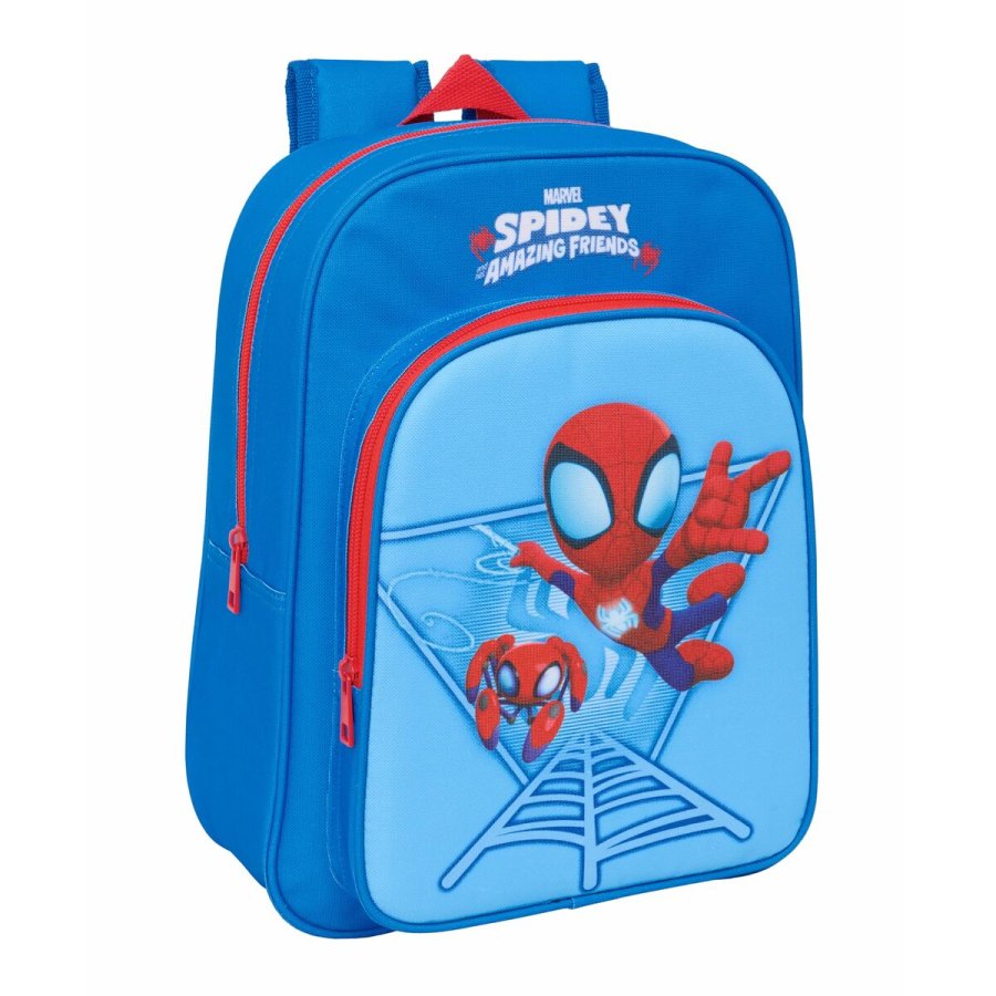 Skoletaske Spidey Bl 26 x 34 x 11 cm #4
