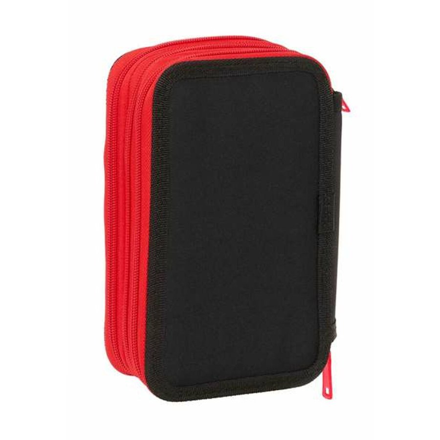 Tredobbelt Penalhus Spider-Man Sort 12,5 x 19,5 x 5,5 cm 37 Dele #5