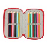 Tredobbelt Penalhus Spider-Man Sort 12,5 x 19,5 x 5,5 cm 37 Dele #7