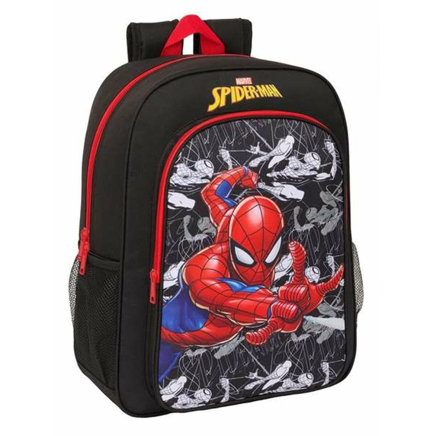 Skoletaske Spider-Man Sort Rd 33 x 42 x 14 cm #1