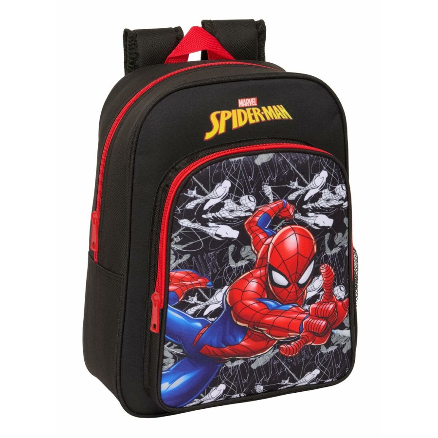 Skoletaske Spider-Man Sort Rd 26 x 34 x 11 cm #3