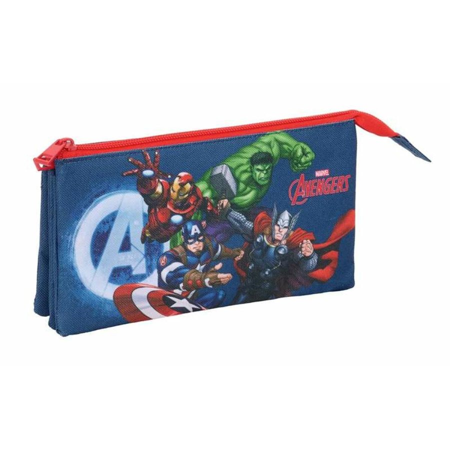 Tredobbelt bretaske The Avengers Marinebl 22 x 12 x 3 cm #1