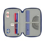 Tredobbelt Penalhus F.C. Barcelona Marinebl 12,5 x 19,5 x 5,5 cm 37 Dele #5