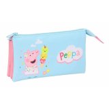 Tredobbelt bretaske Peppa Pig Bl 22 x 12 x 3 cm #1