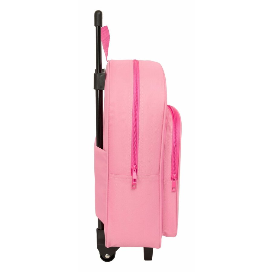 Skolerygsk med Hjul Barbie Pink 32 x 42 x 14 cm #4