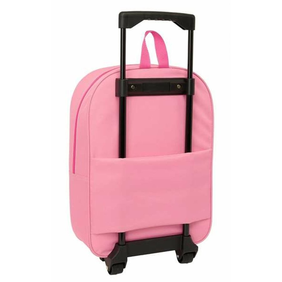 Skolerygsk med Hjul Barbie Pink 32 x 42 x 14 cm #5