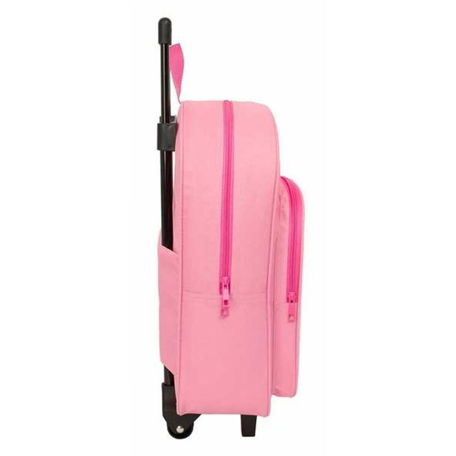 Skolerygsk med Hjul Barbie Pink 32 x 42 x 14 cm #6